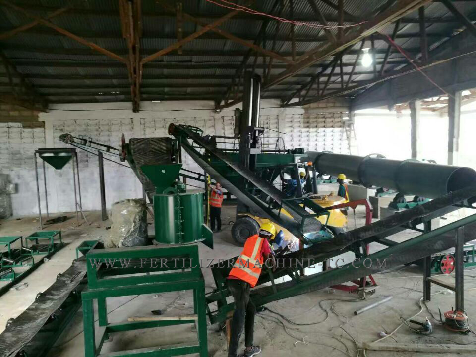 Organic fertilizer production line installation-in-ghana